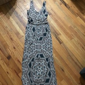 Anthropology Printed maxi dress
